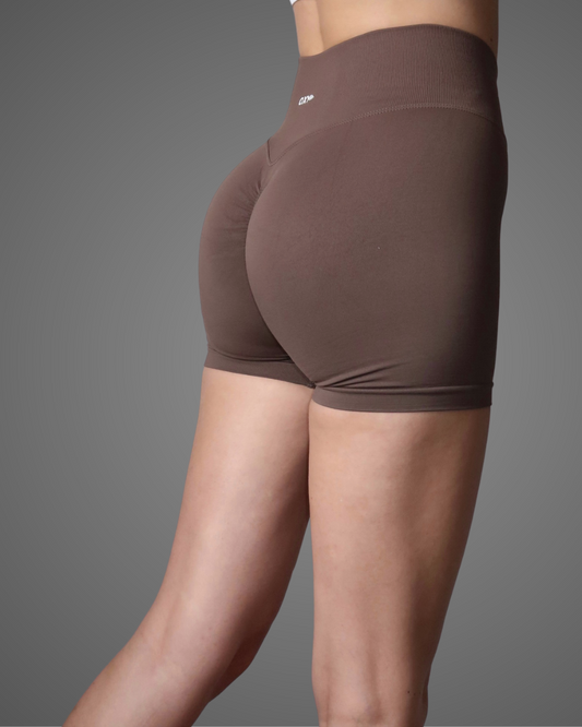 Sculpt Fit Shorts Brown